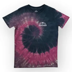 Red & Black Tie Dye Tee Age 10
