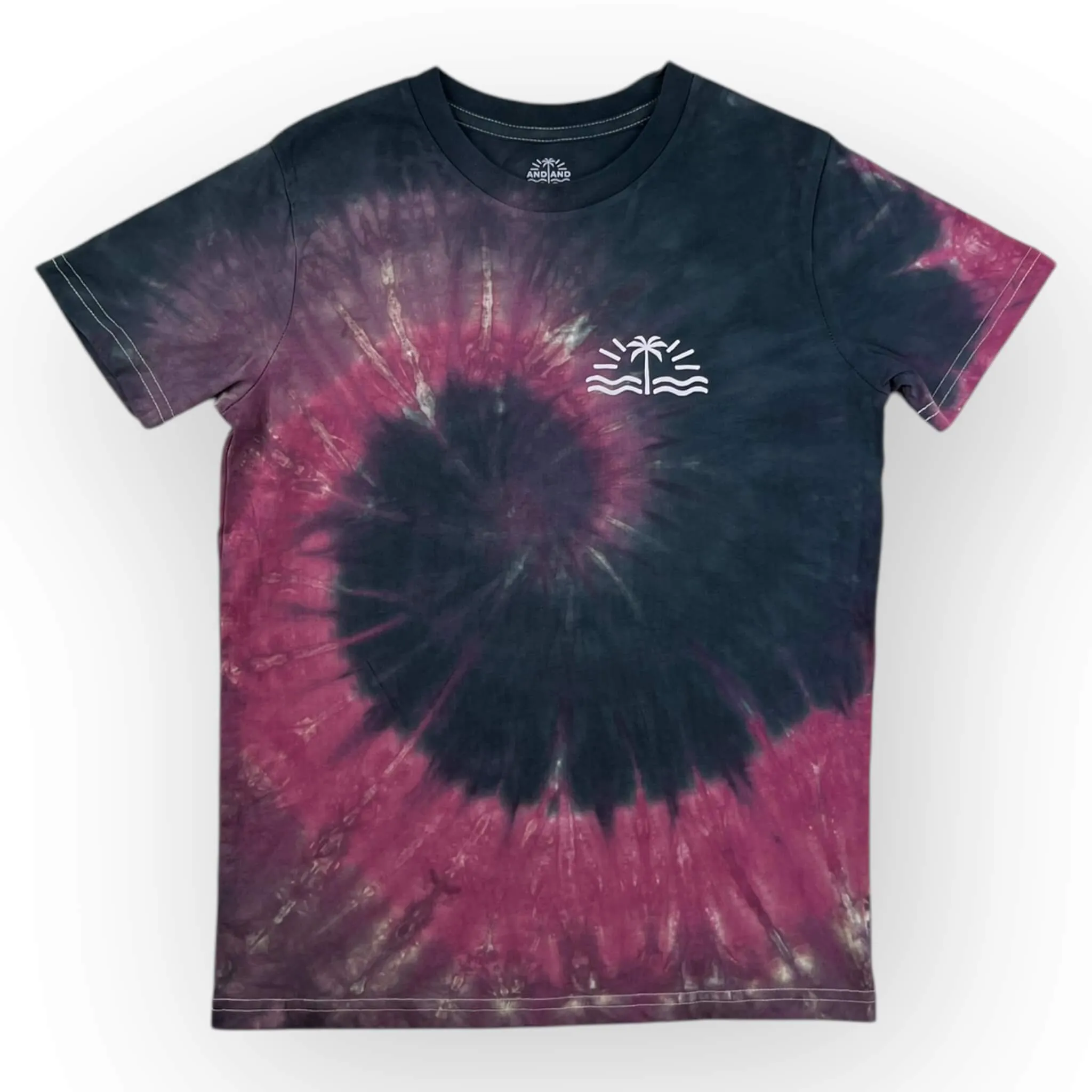 Red & Black Tie Dye Tee Age 10