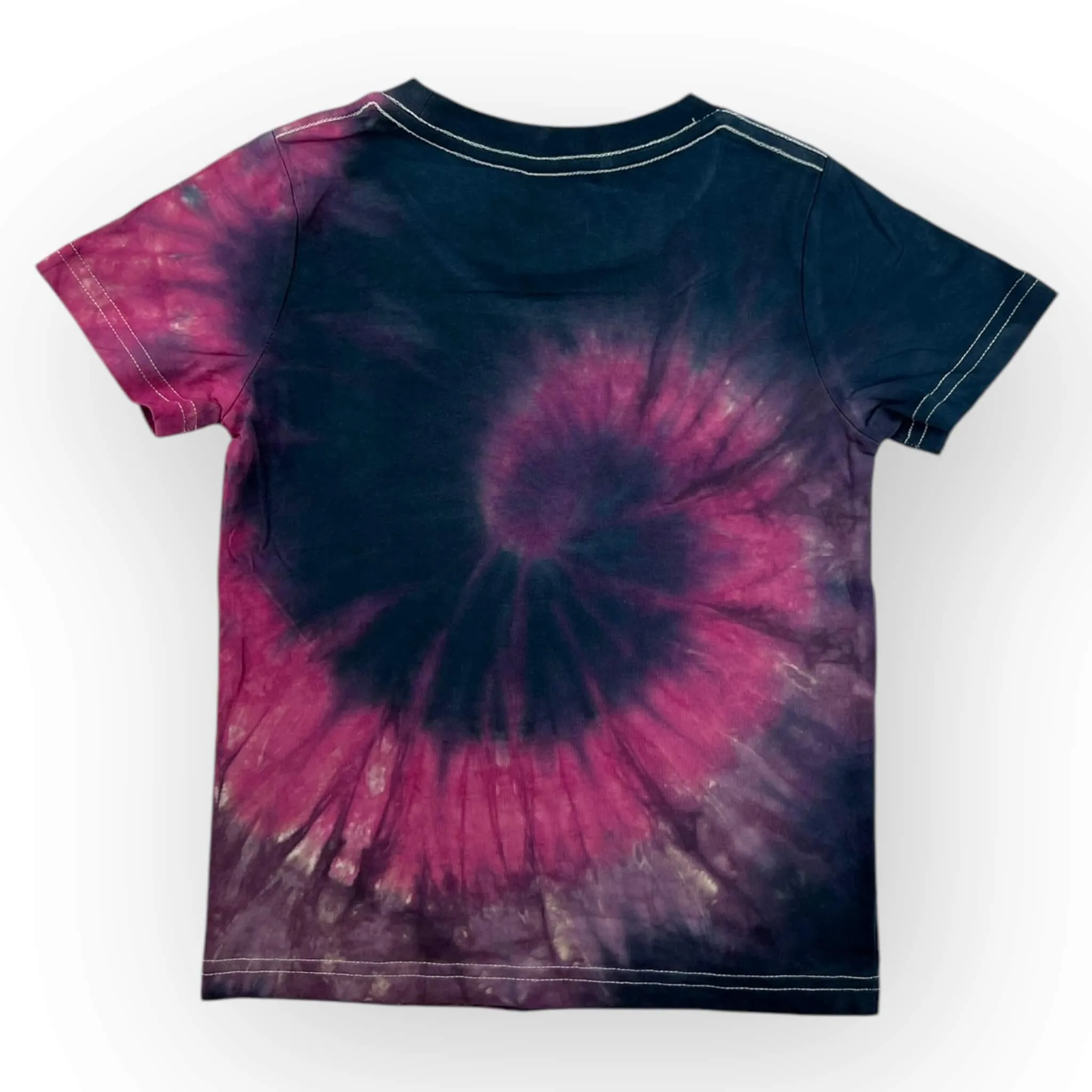 Red & Black Tie Dye Tee Age 4
