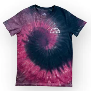 Red & Black Tie Dye Tee Age 8