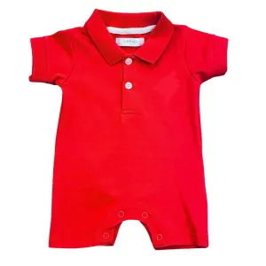 Red Polo Romper