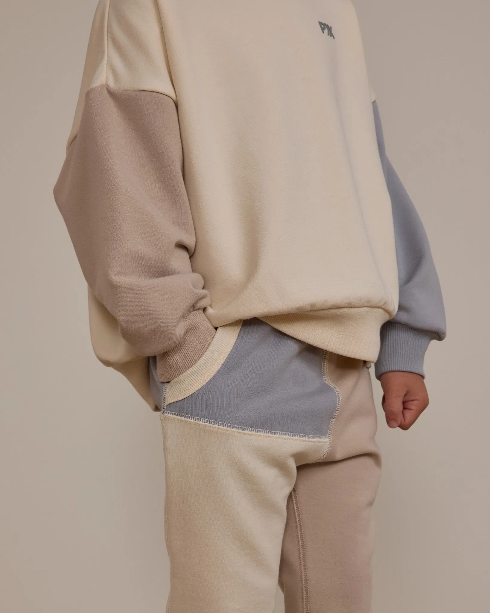Relaxed Sweatshirt | Color Block