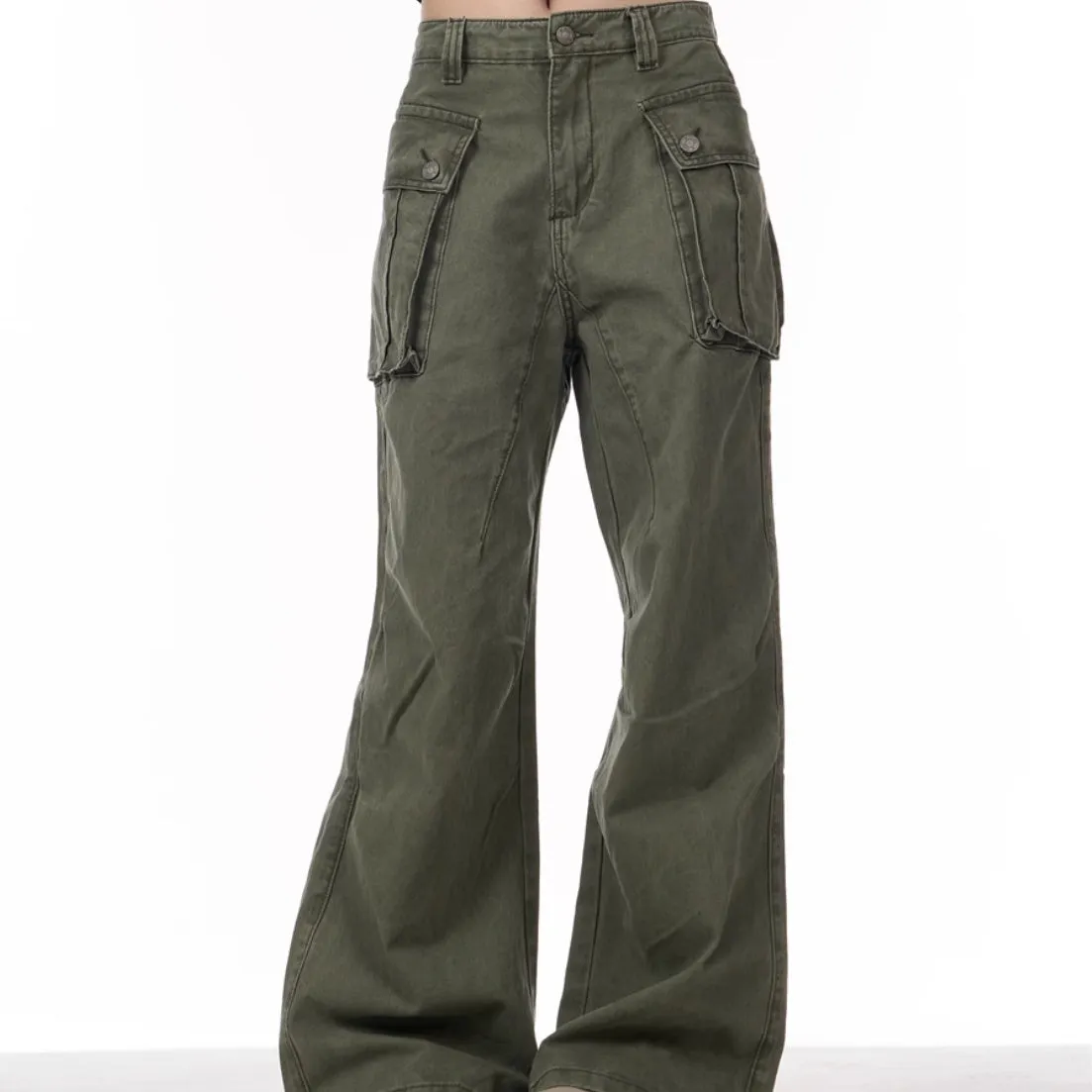 Retro Washed-out Overalls