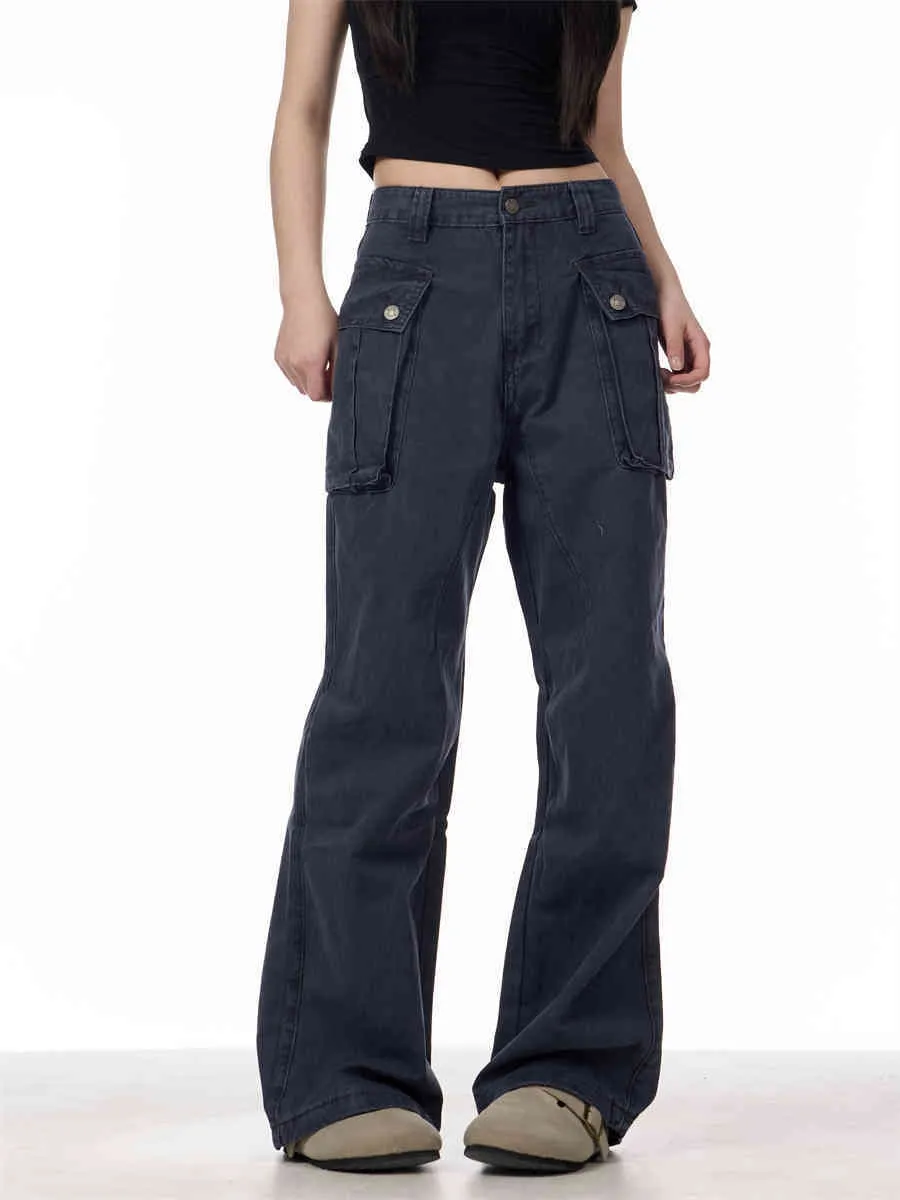 Retro Washed-out Overalls