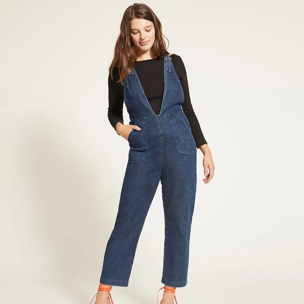 Rhoda Coveralls Dark Indigo