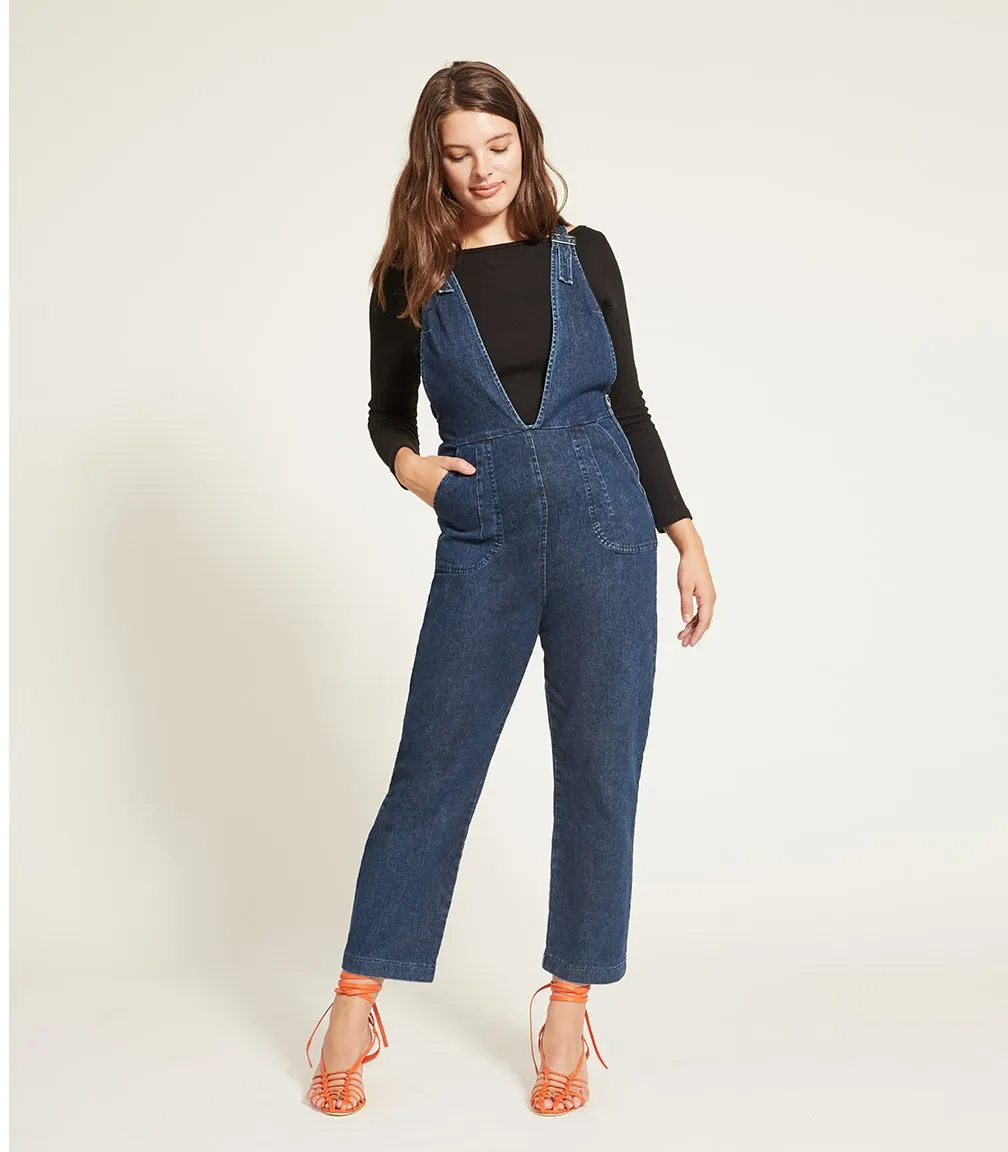 Rhoda Coveralls Dark Indigo