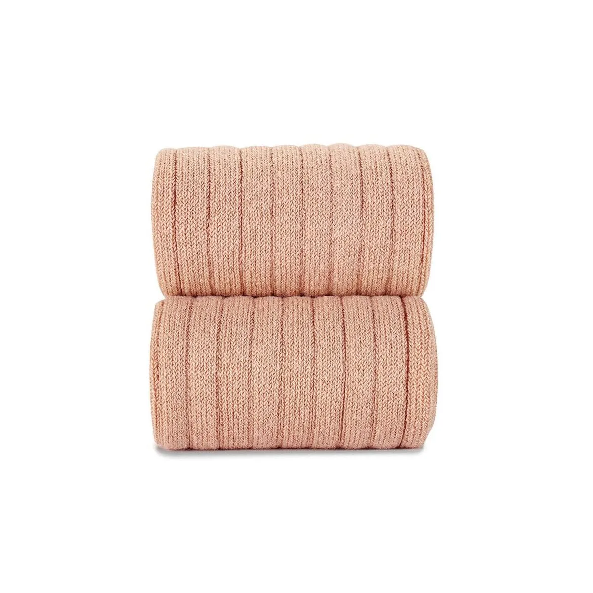 Ribbed Tights Peach