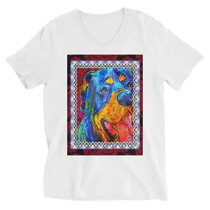 Rottie Smiles V-Neck Tee