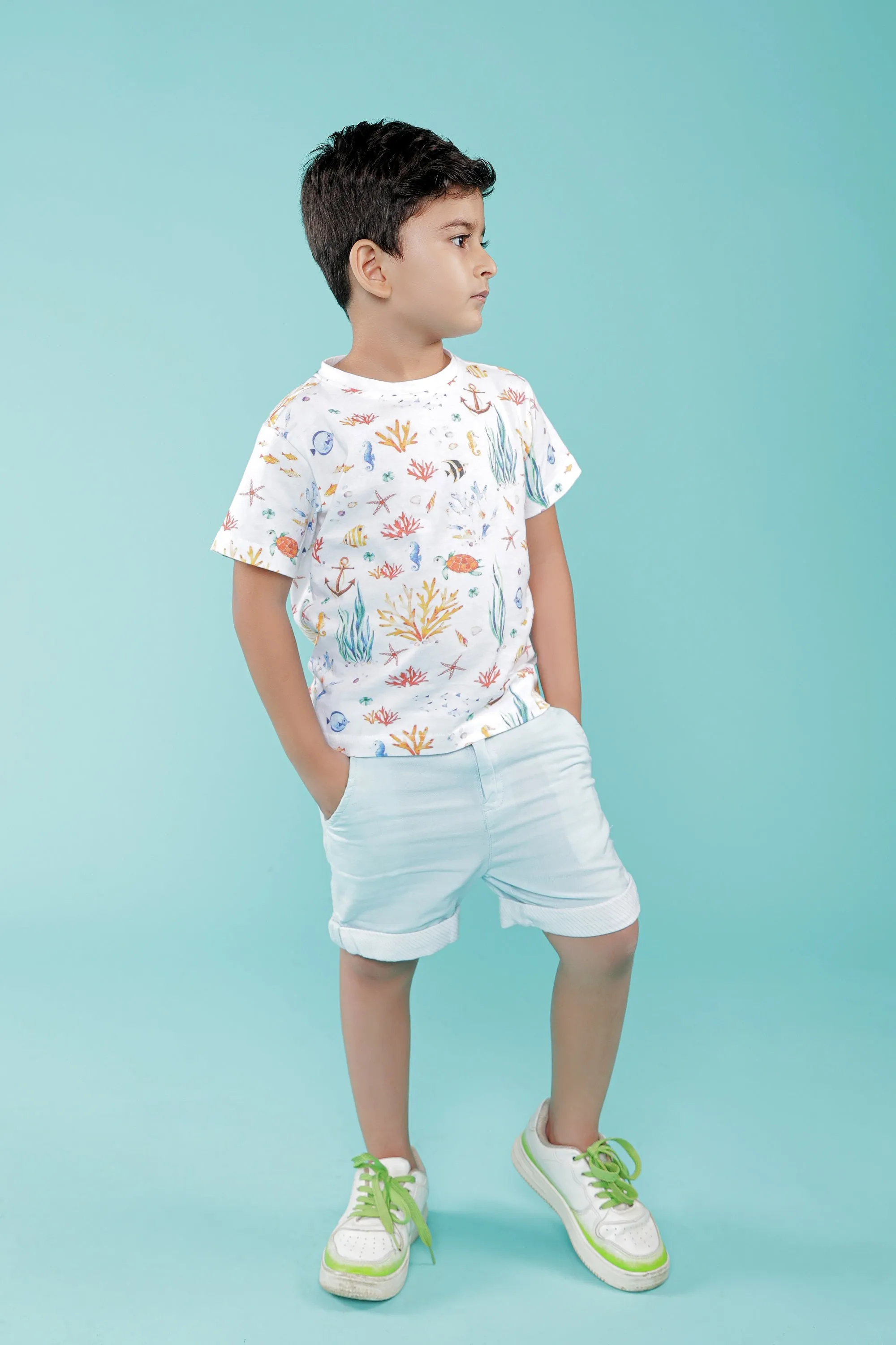 Sea Life Unisex Soft Jersey Tee