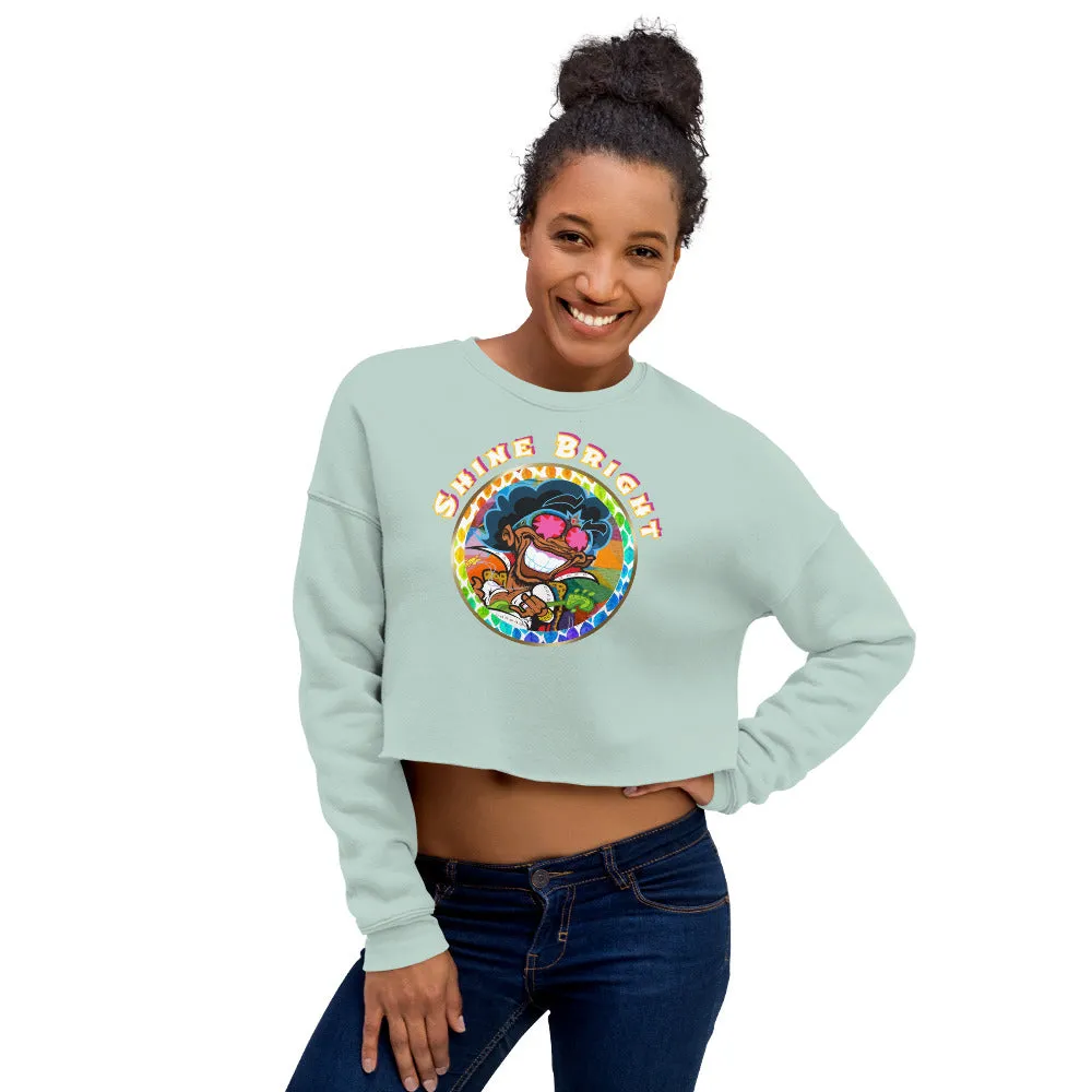 Shine Bright Crop Sweatshirt