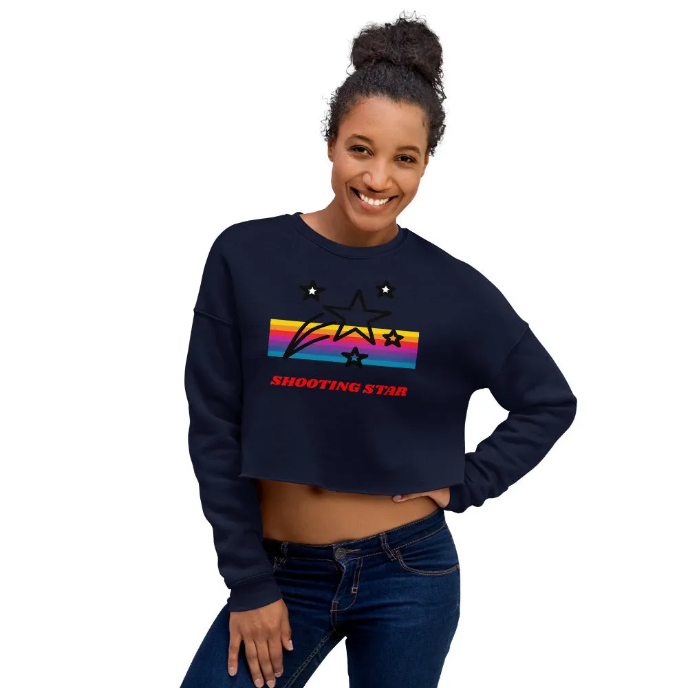 Shooting Star Crop Sweatshirt