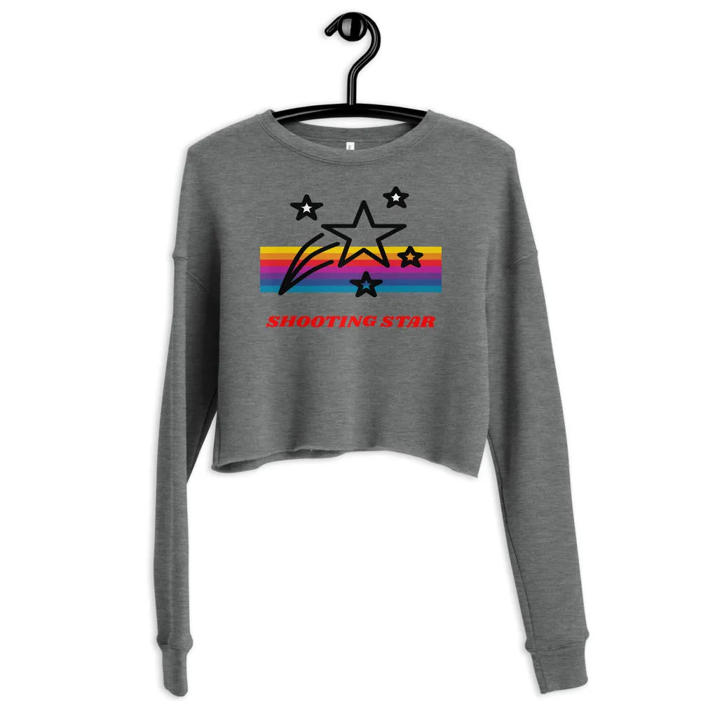 Shooting Star Crop Sweatshirt