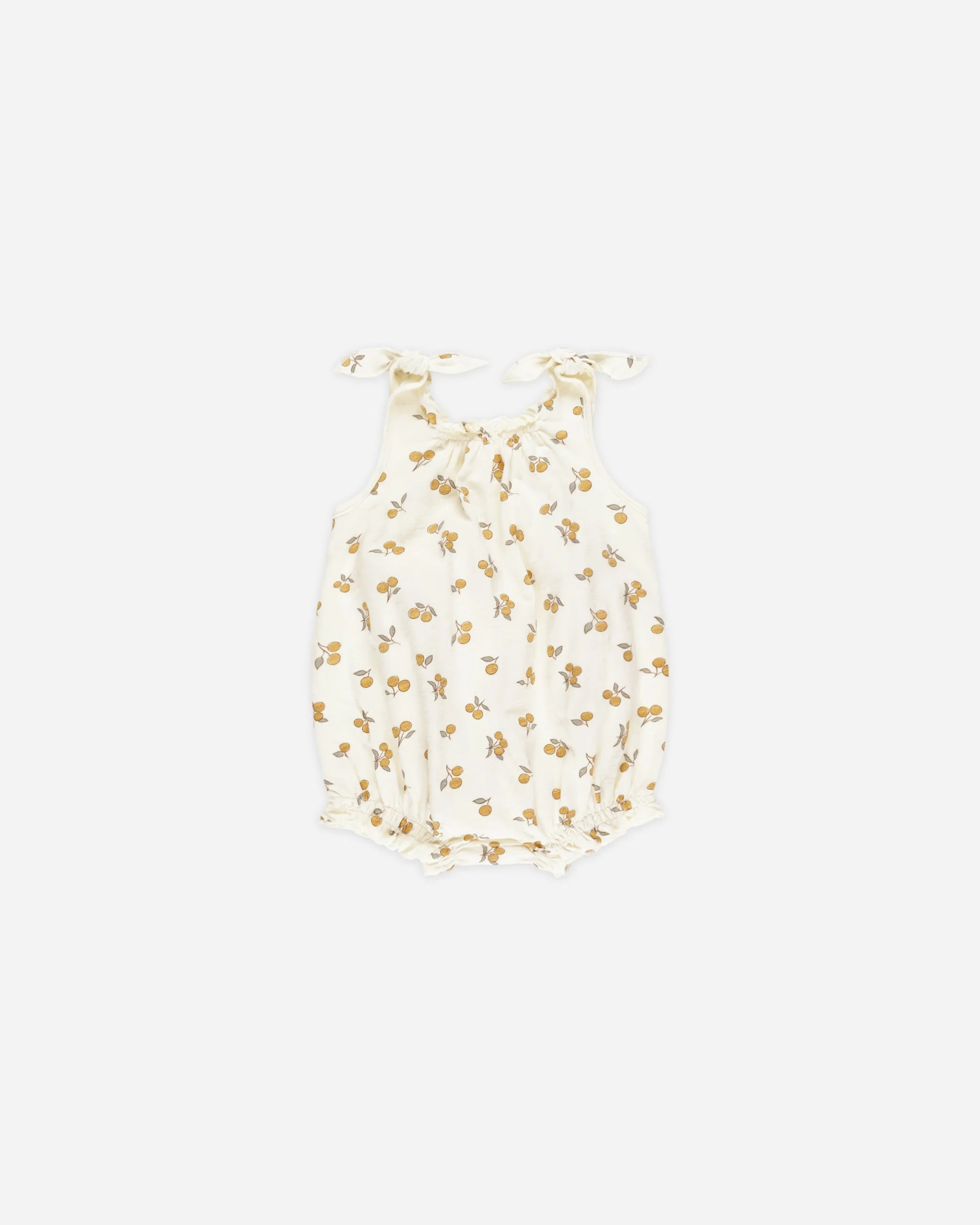 Shoulder Tie Bubble || Oranges
