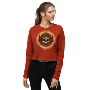 Skull King Crop Sweatshirt
