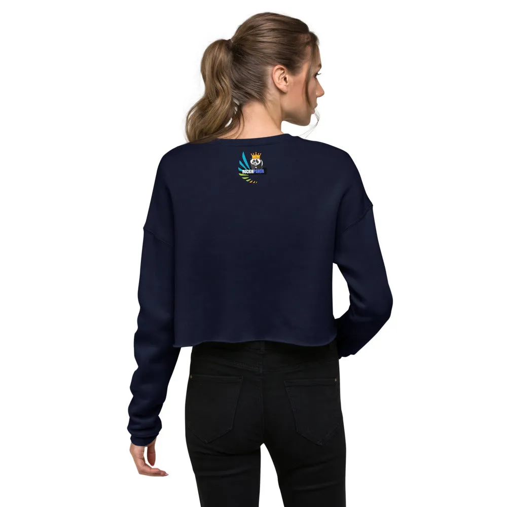 Skull King Crop Sweatshirt