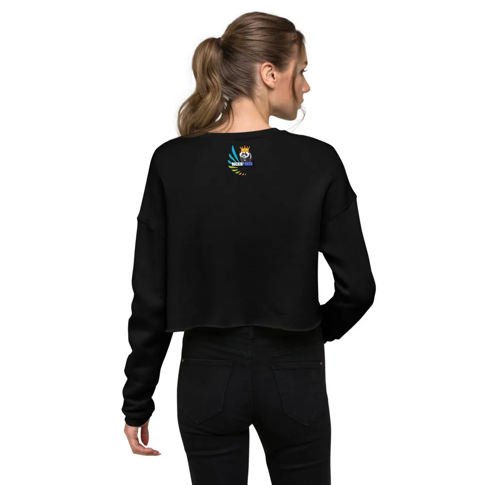 Skull King Crop Sweatshirt