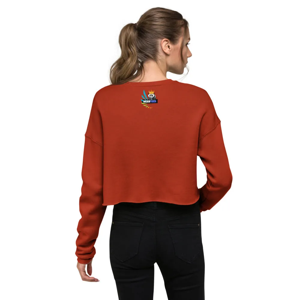 Skull King Crop Sweatshirt