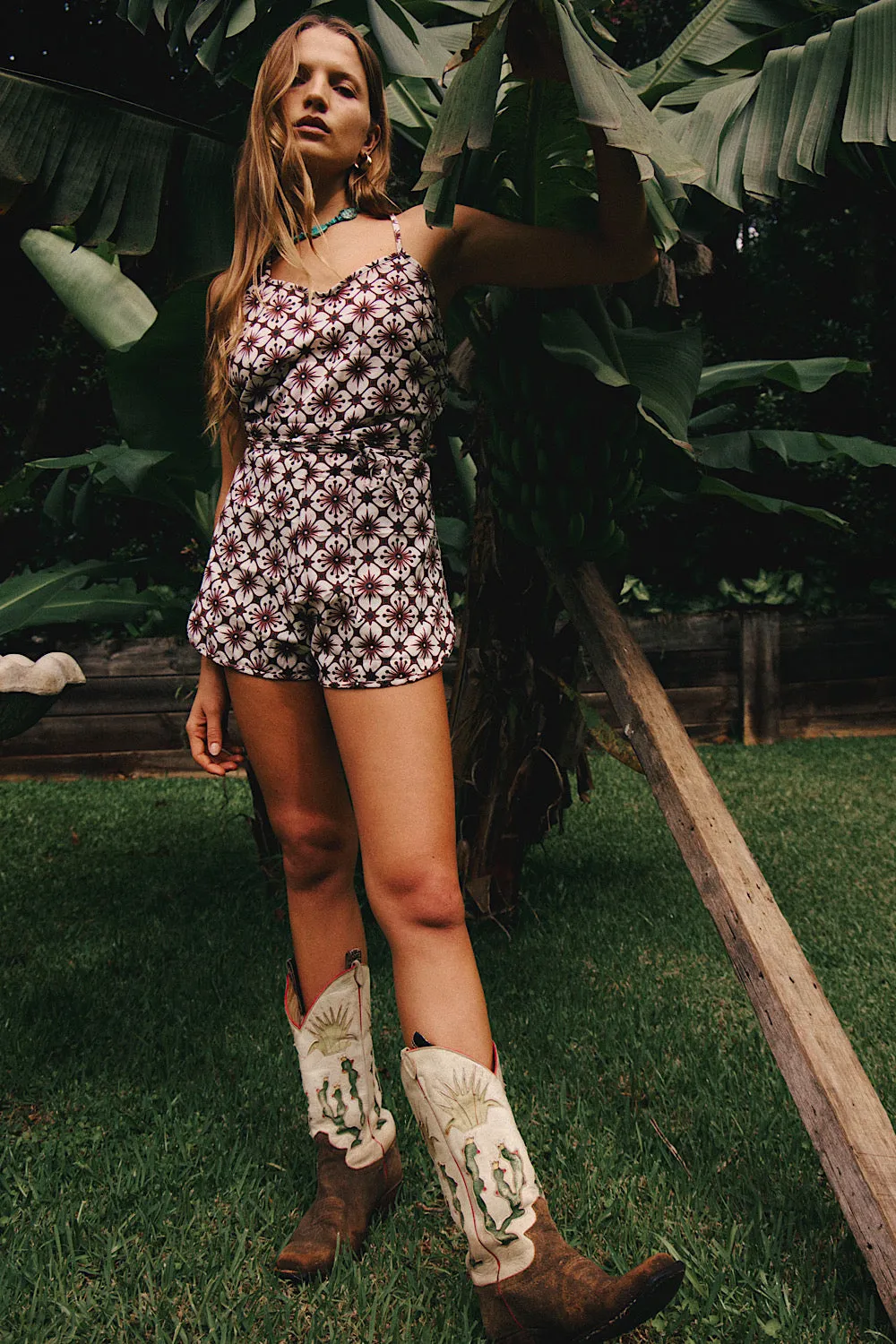 Slow Ride Tie Romper