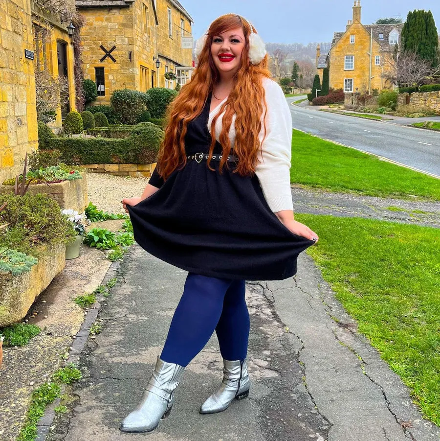 SNAG Opaque Tights ~ Navy