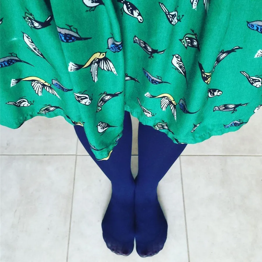 SNAG Opaque Tights ~ Navy