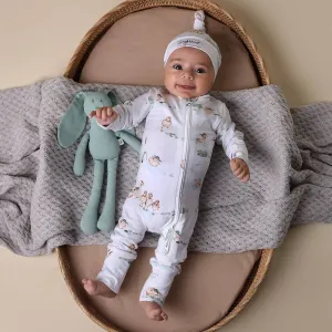 Snuggle Hunny - Duck Pond Organic Snugglesuit Convertible Romper