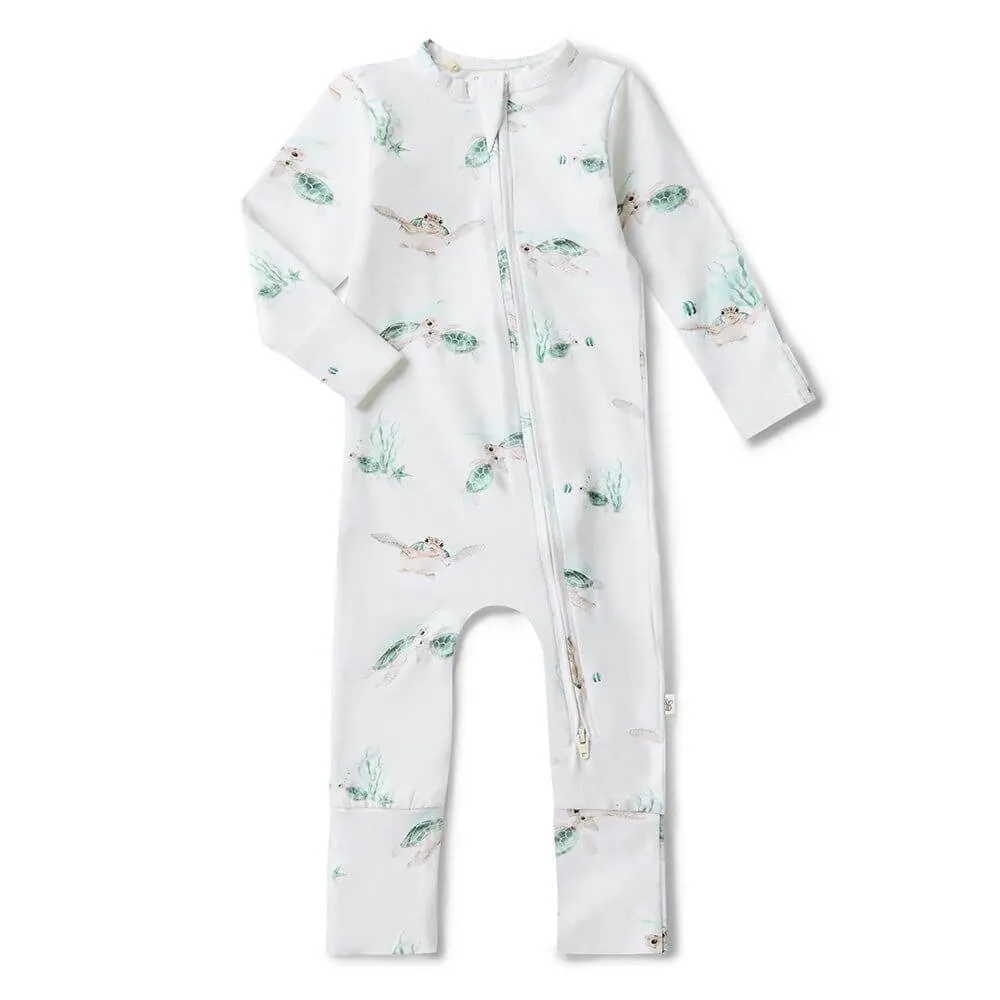 Snuggle Hunny Turtle Romper
