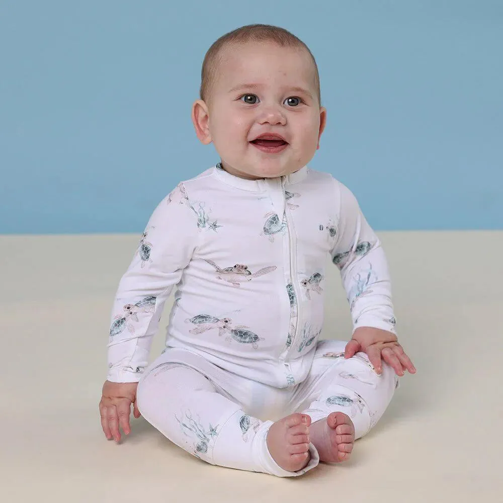 Snuggle Hunny Turtle Romper