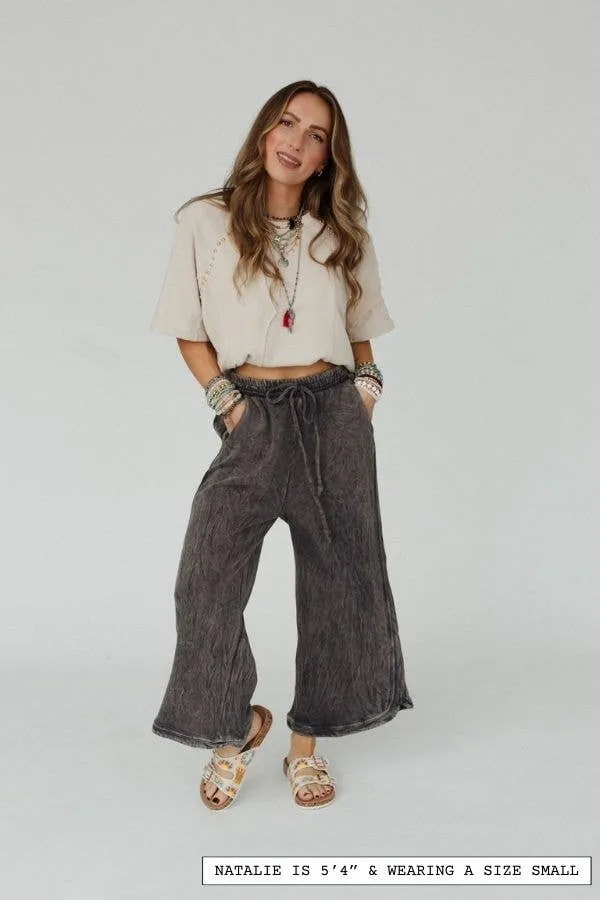 So Comfy Wide Leg Pant Cropped