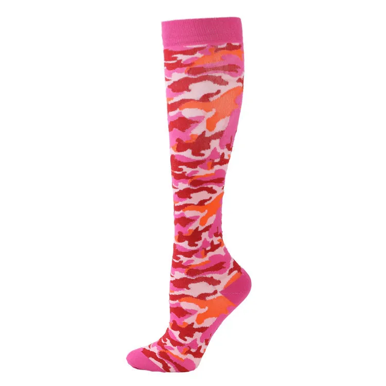 Sports Compression Socks Pattern Stretch Stockings