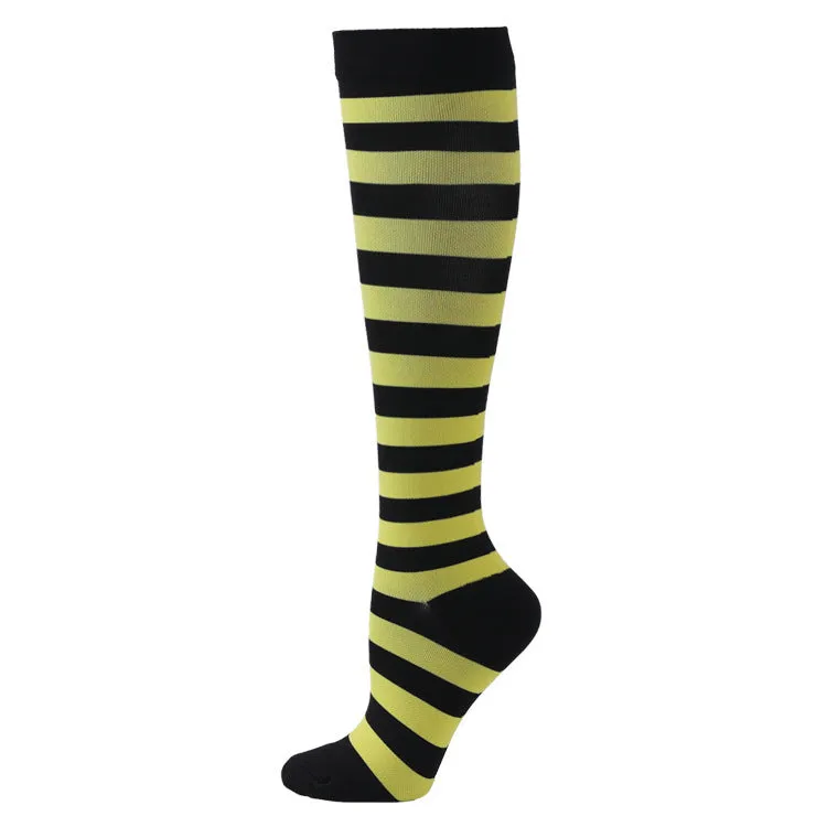 Sports Compression Socks Pattern Stretch Stockings