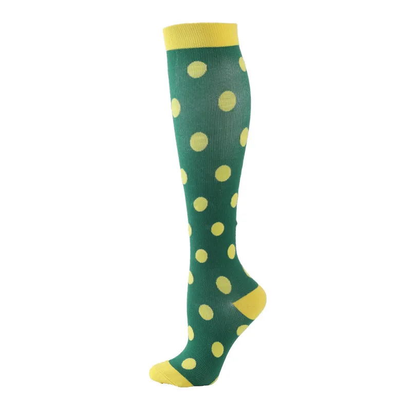 Sports Compression Socks Pattern Stretch Stockings