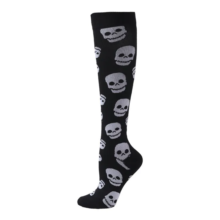 Sports Compression Socks Pattern Stretch Stockings