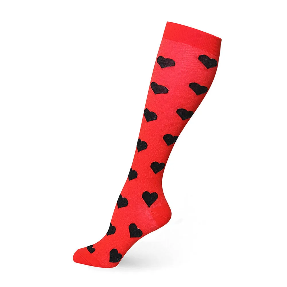 Sports Compression Socks Pattern Stretch Stockings