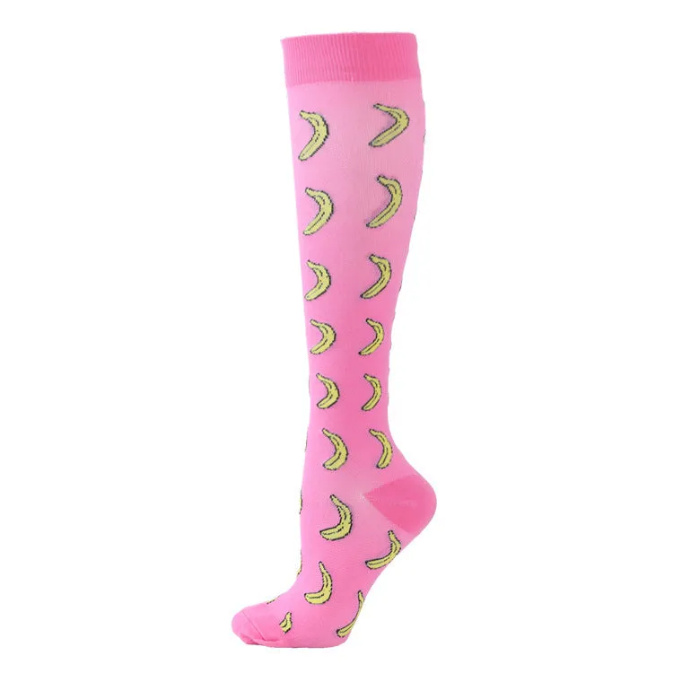 Sports Compression Socks Pattern Stretch Stockings