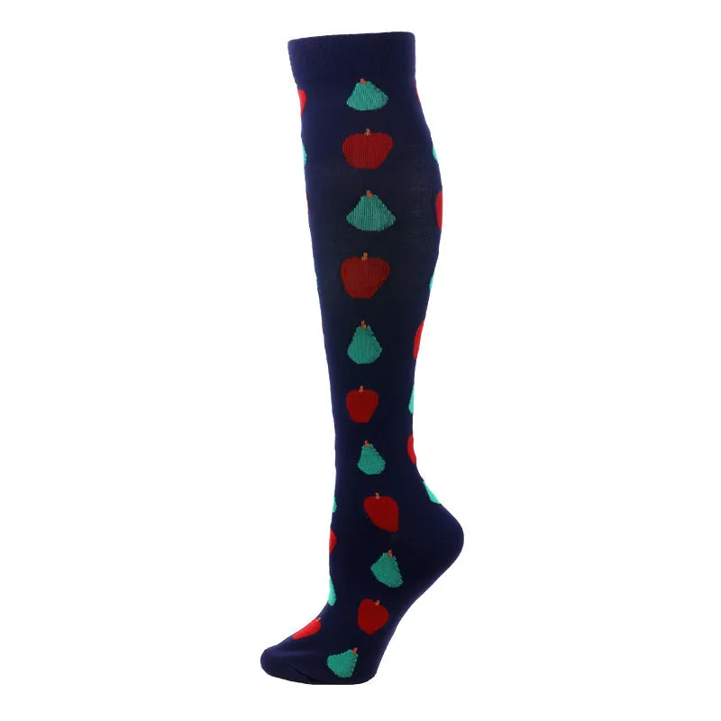 Sports Compression Socks Pattern Stretch Stockings
