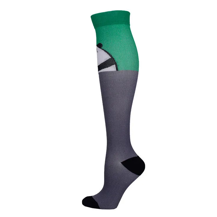 Sports Compression Socks Pattern Stretch Stockings