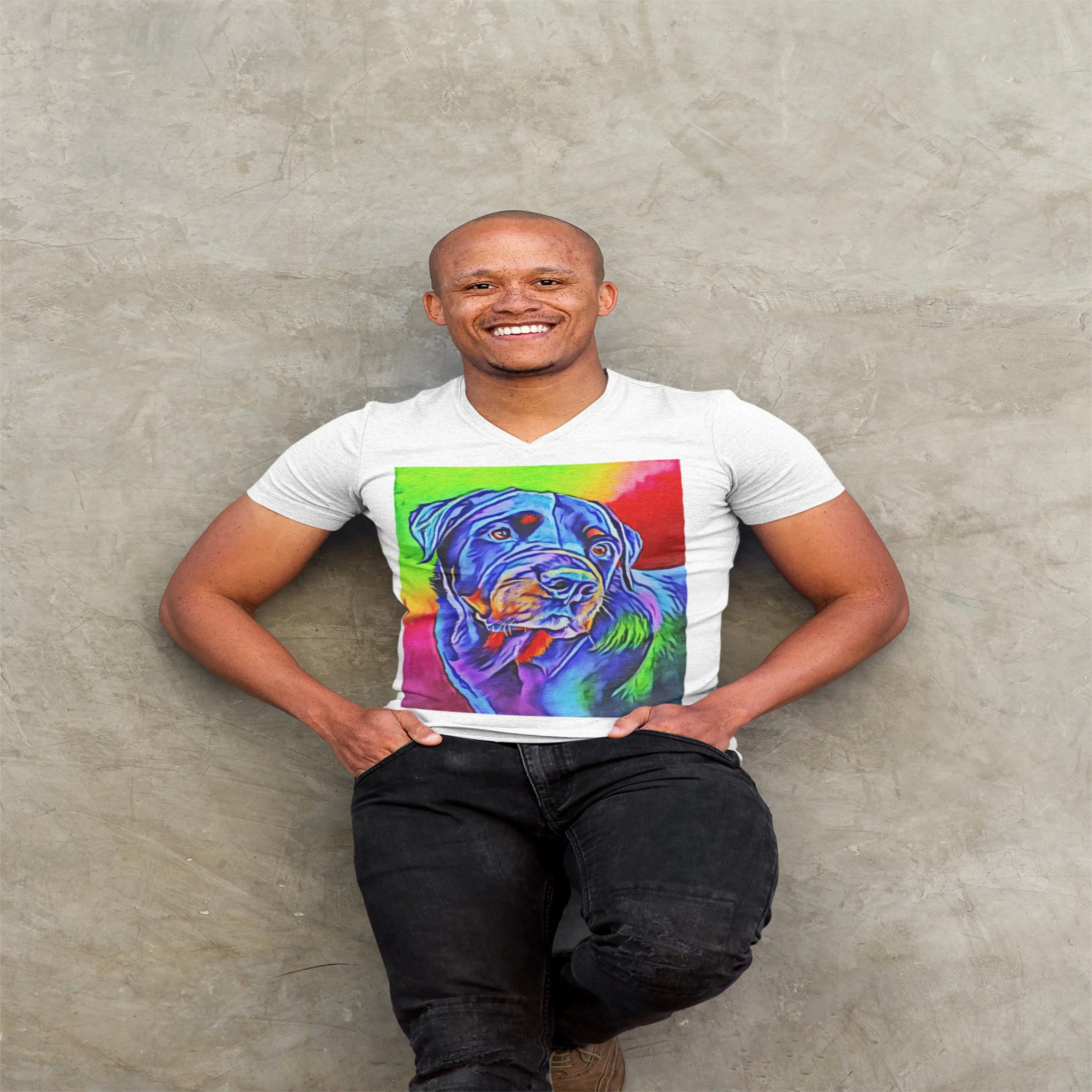 Starburst V-Neck Tee