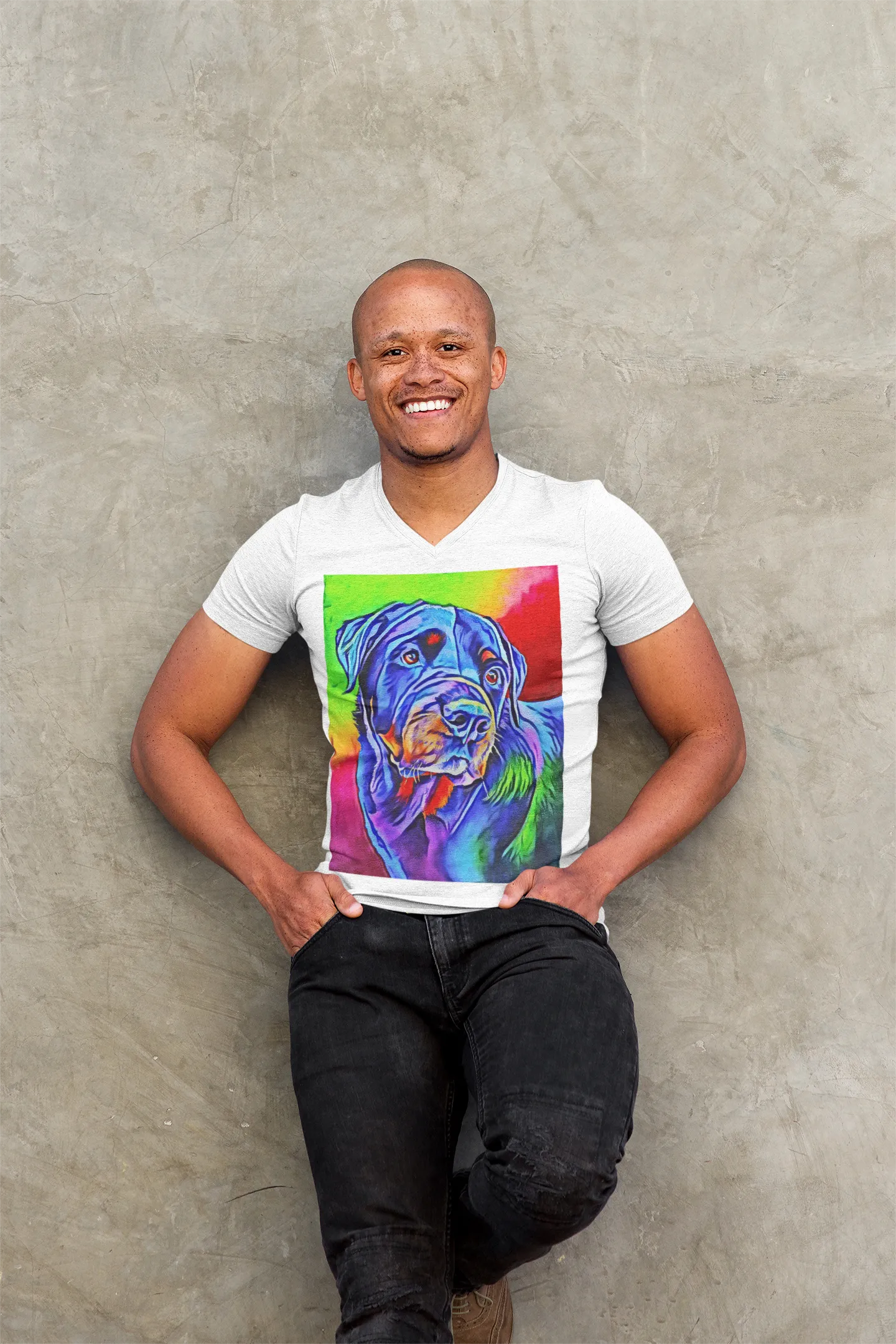 Starburst V-Neck Tee