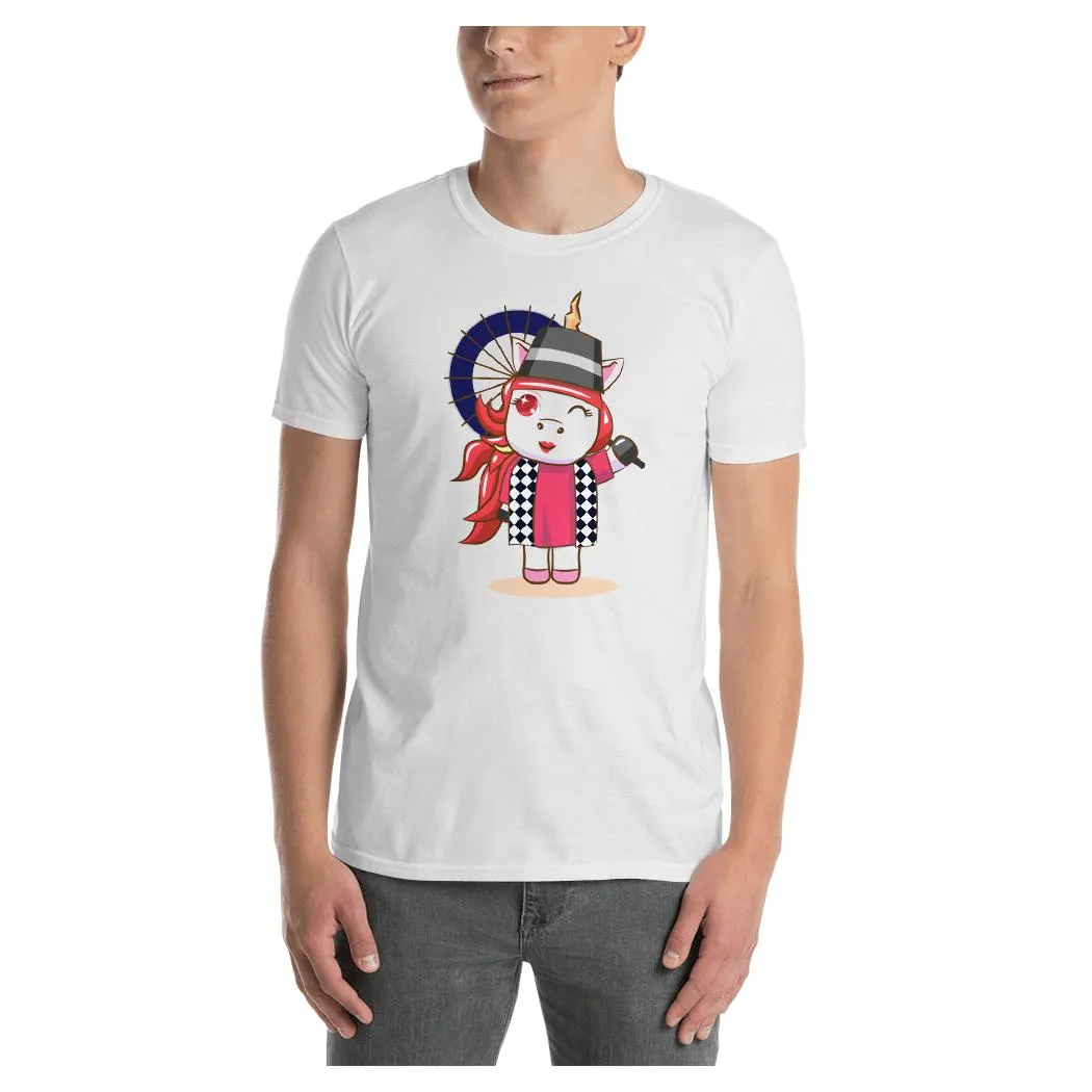 Steampunk Harlequin Unicorn Tee