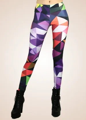 Steampunk Mozaic Pattern Legging
