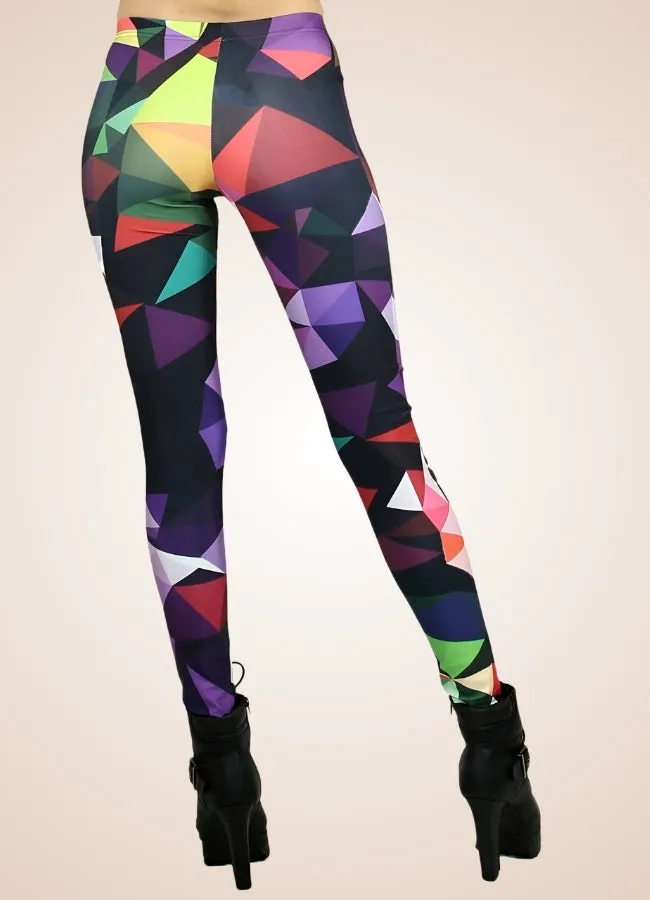 Steampunk Mozaic Pattern Legging
