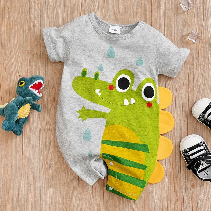 Summer Boys And Girls Cute Cartoon 3d Printed Suit