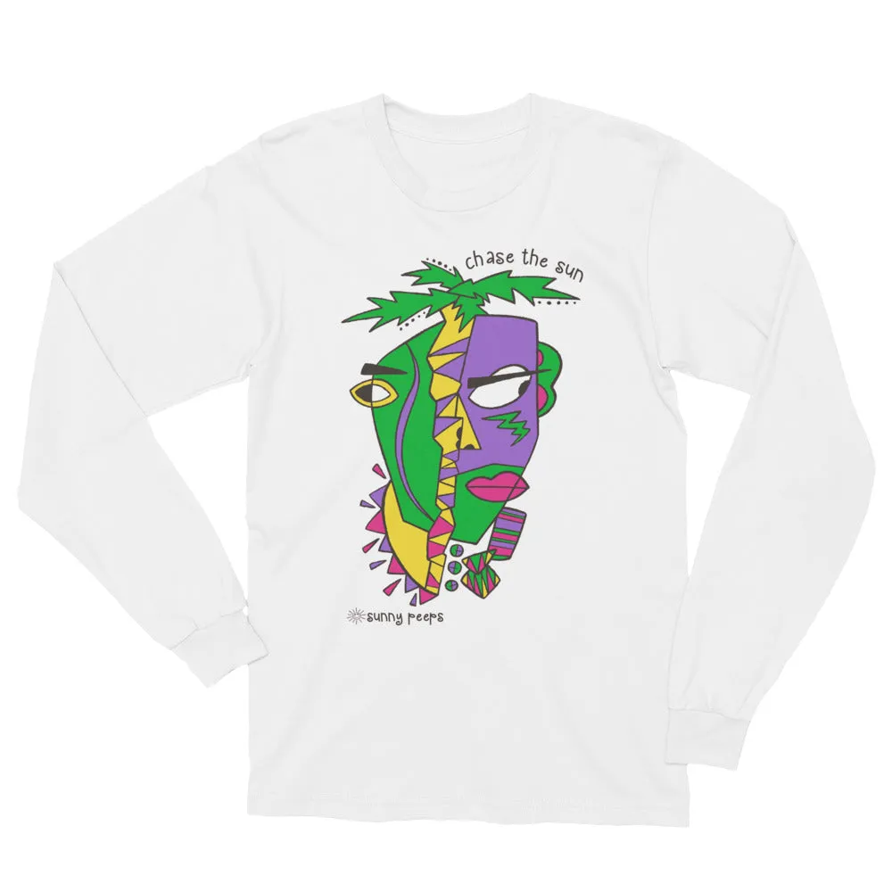 Sunny Spirit Face - Women's Long Sleeve T-Shirt