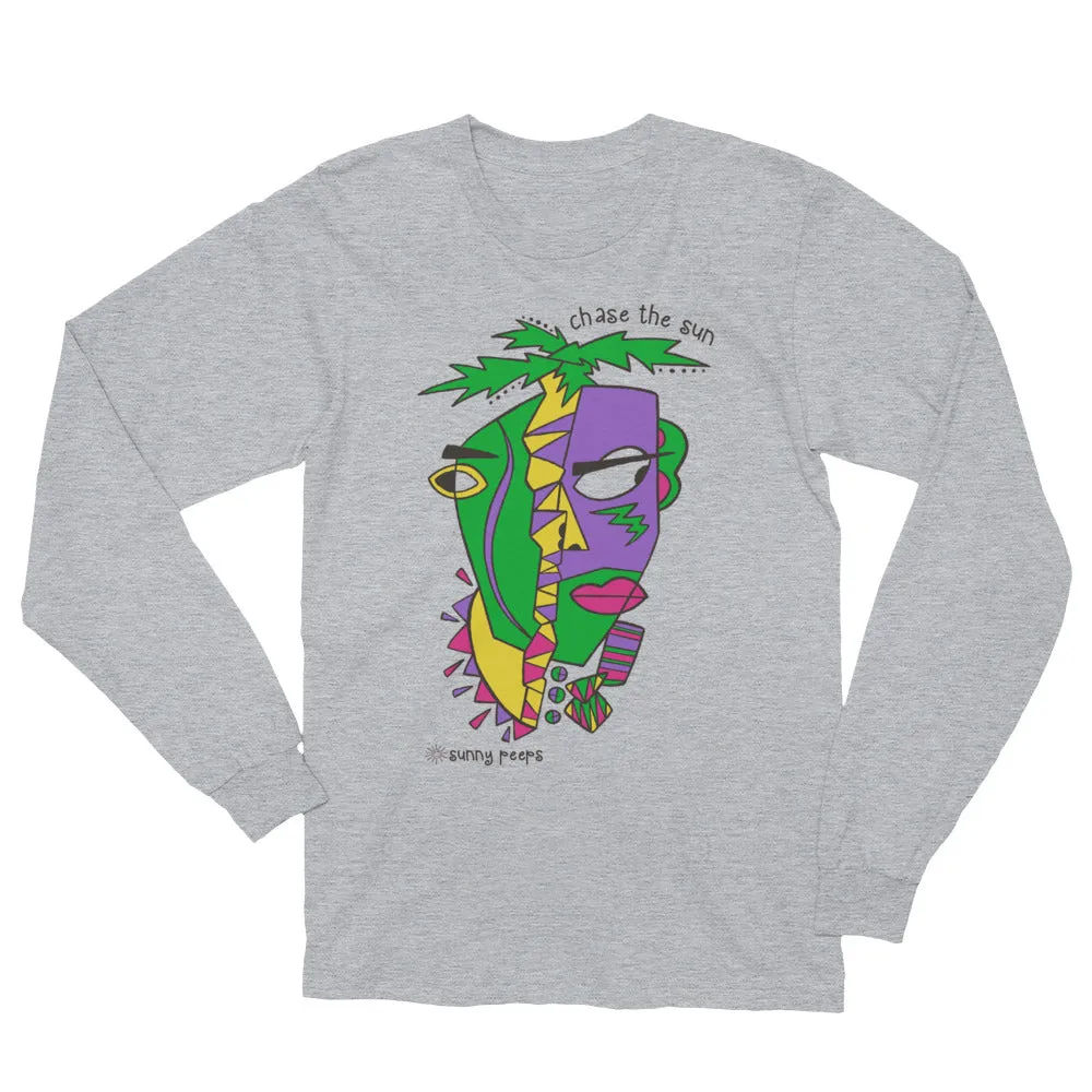 Sunny Spirit Face - Women's Long Sleeve T-Shirt