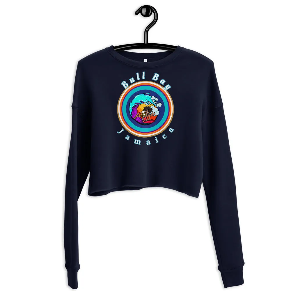 Surf the Reggae Crop Sweatshirt