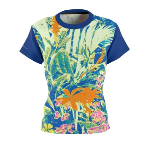 T-Shirt, Blue Warhol Garden