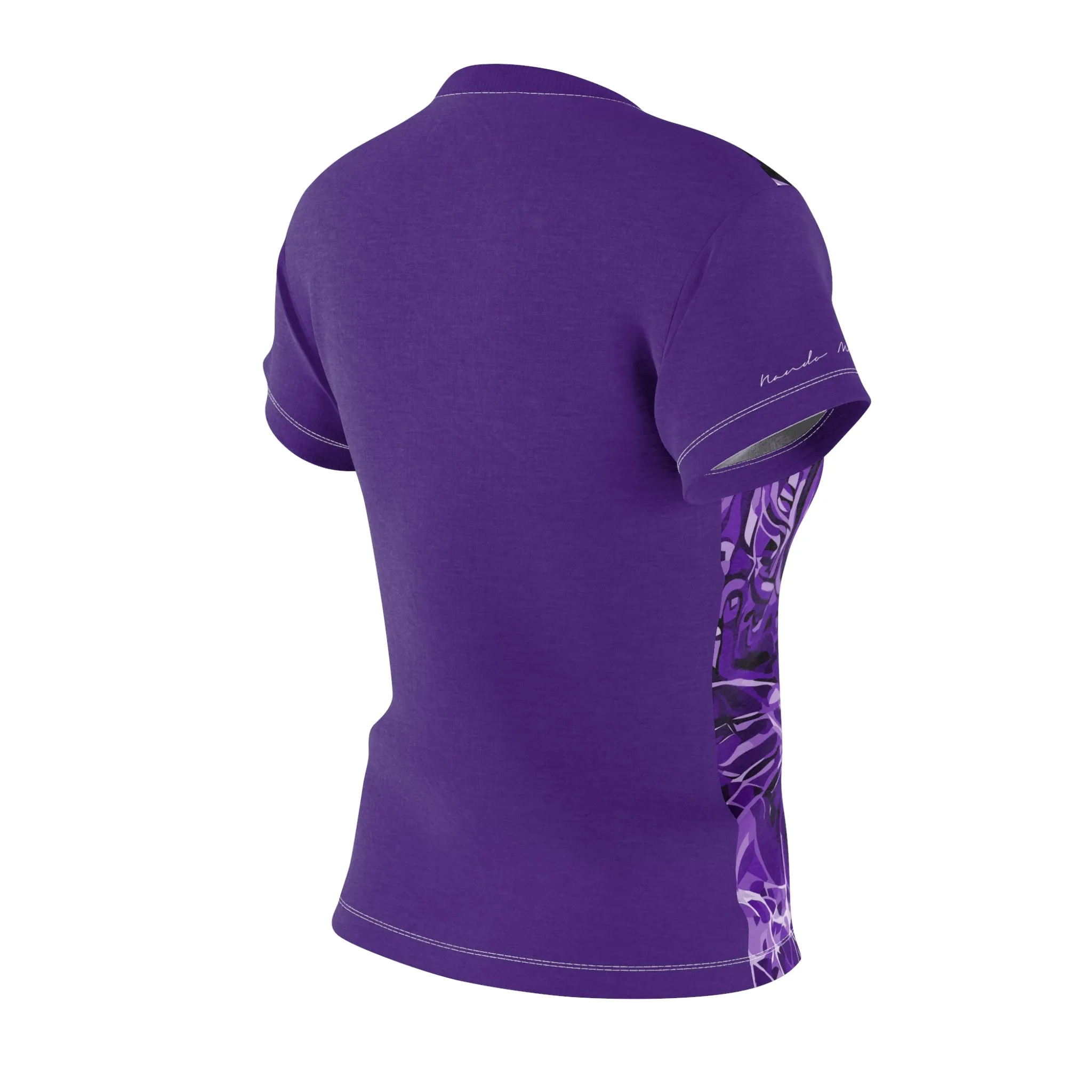T-Shirt, Dark Purple Kitty
