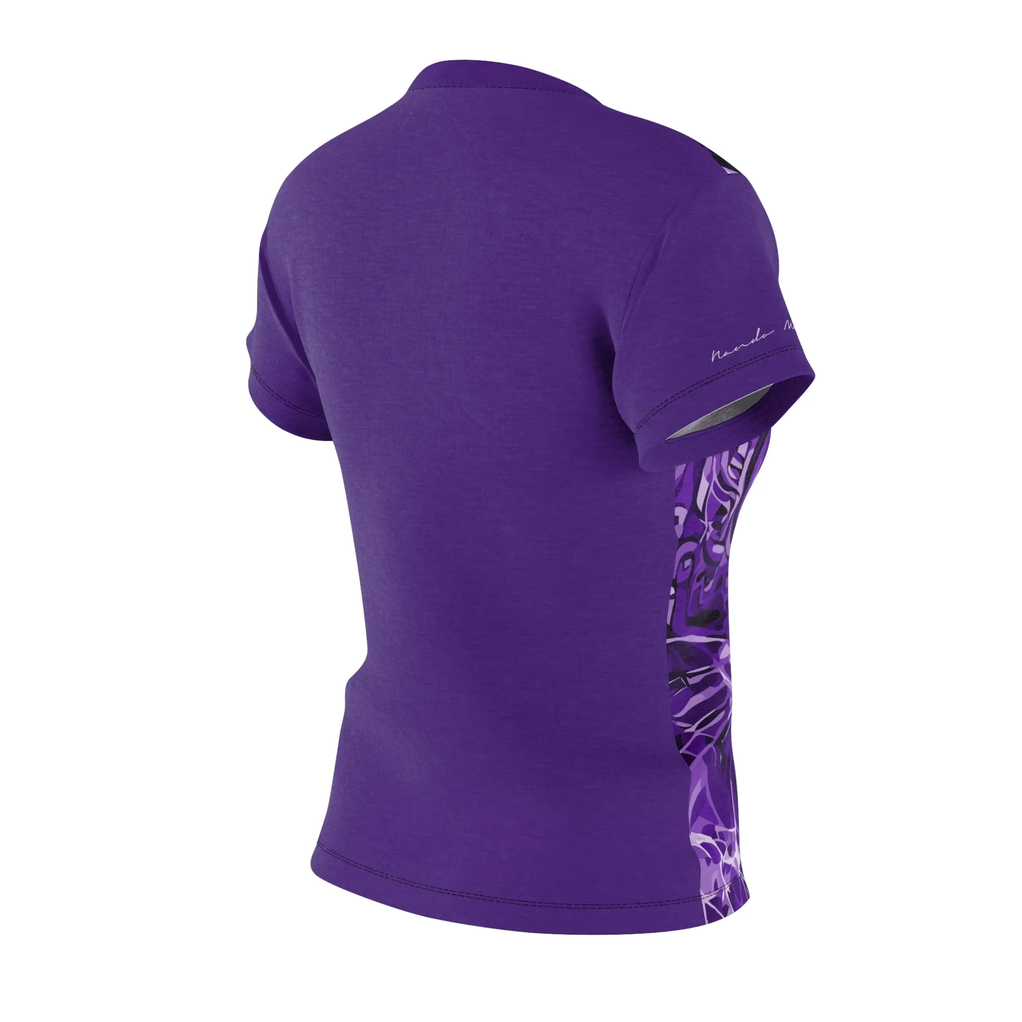 T-Shirt, Dark Purple Kitty
