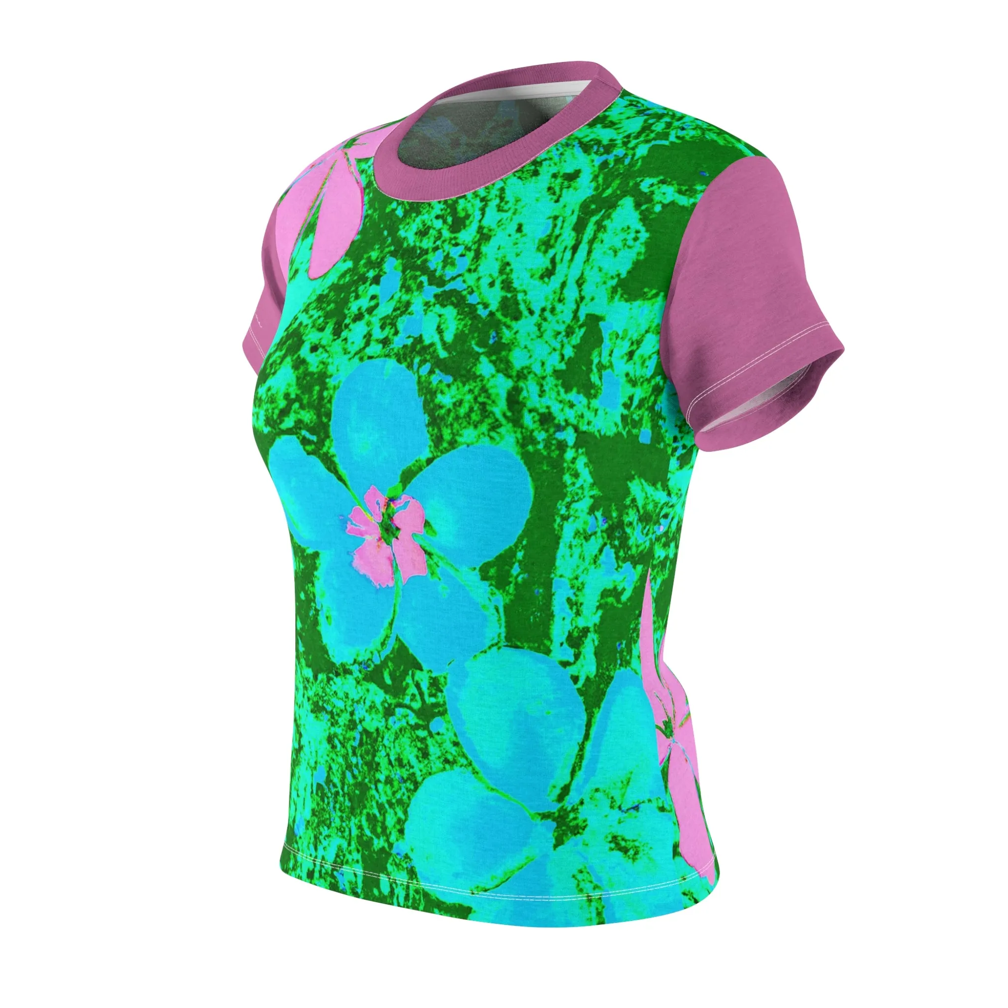 T-Shirt, Light Pink Warhol Garden