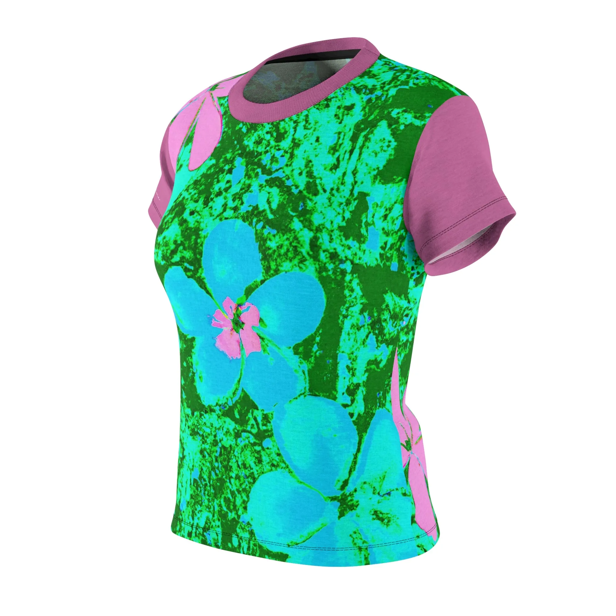 T-Shirt, Light Pink Warhol Garden
